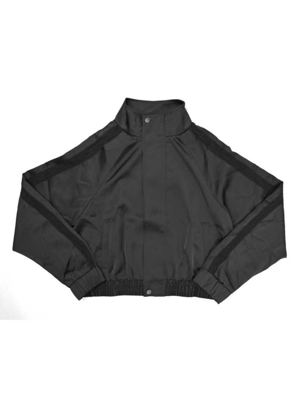 Find Me Now The Leiseu Track Jacket in Black
